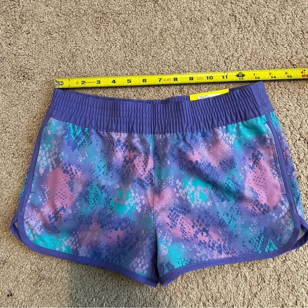 O’rageous Girls Swim Shorts Large Purple Snake NWT‎